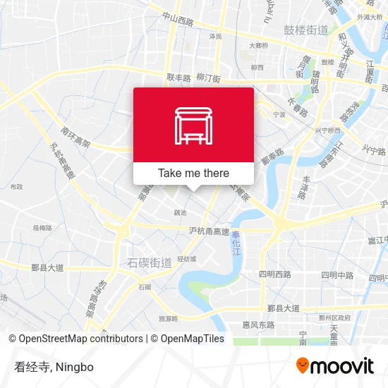看经寺 map