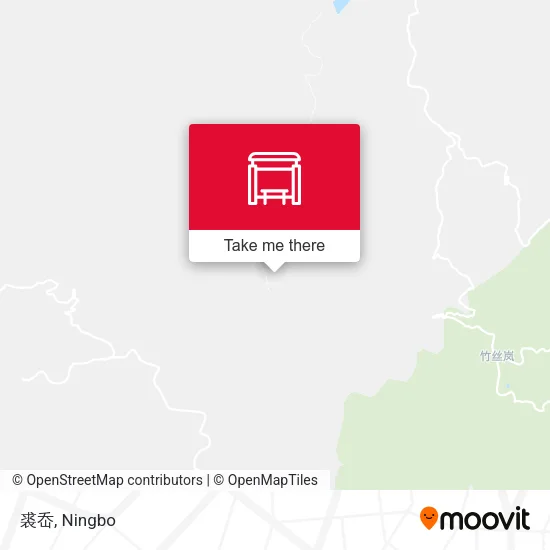 裘岙 map