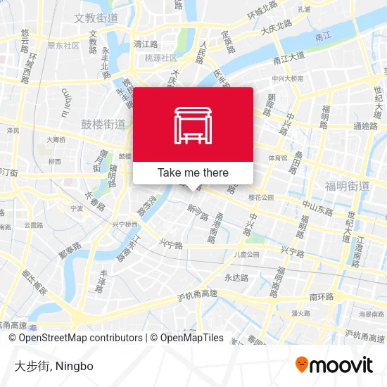 大步街 map