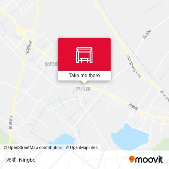 淞浦 map