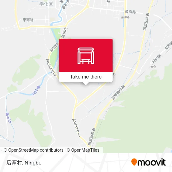 后潭村 map