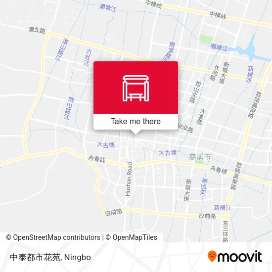 中泰都市花苑 map