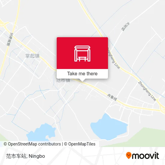 范市车站 map