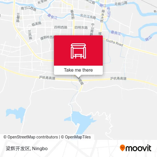 梁辉开发区 map