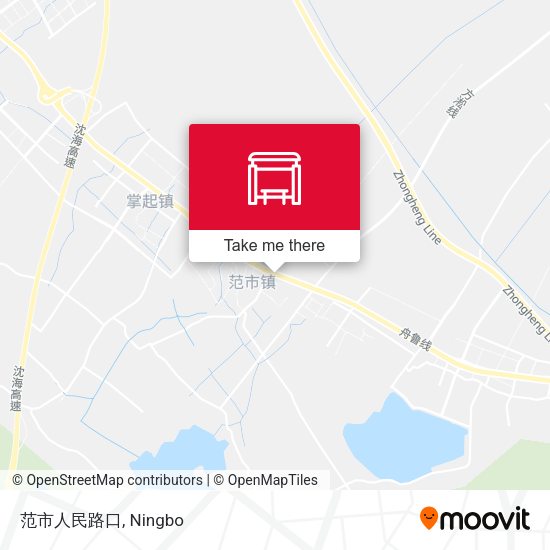 范市人民路口 map
