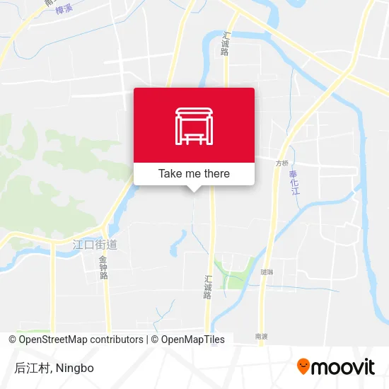 后江村 map