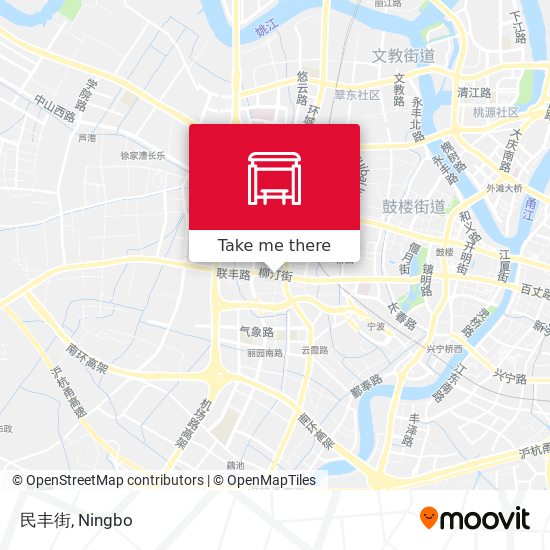 民丰街 map