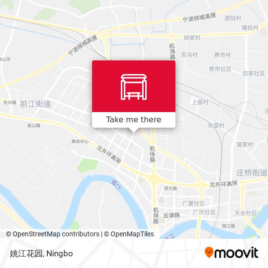 姚江花园 map
