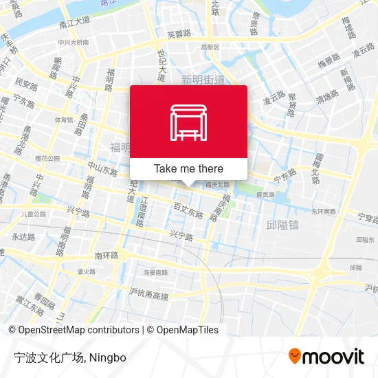 宁波文化广场 map