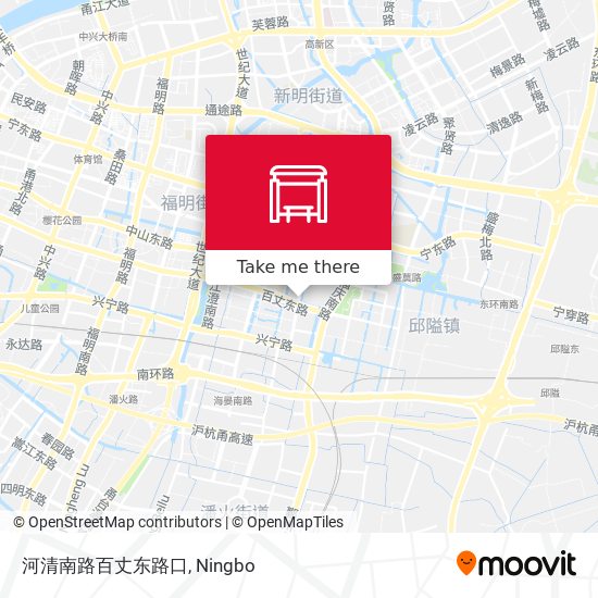 河清南路百丈东路口 map