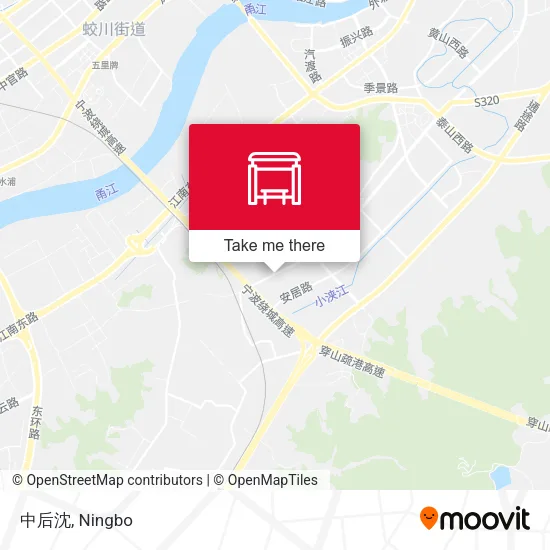 中后沈 map