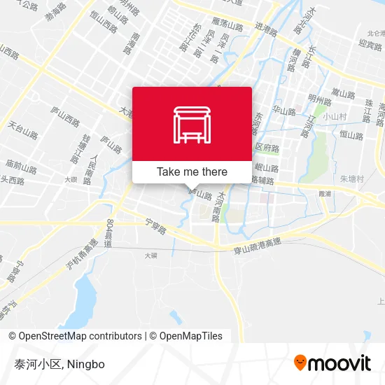 泰河小区 map