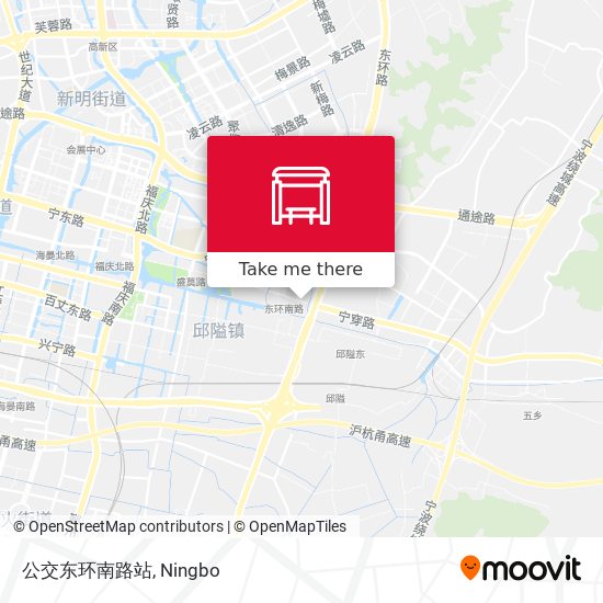 公交东环南路站 map