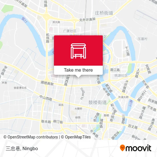 三忠巷 map