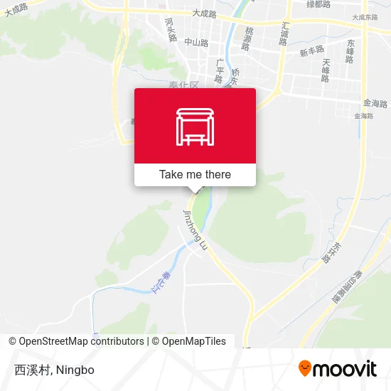 西溪村 map