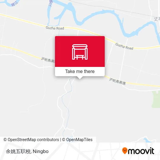 余姚五职校 map