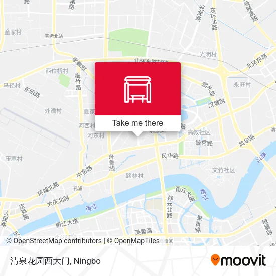 清泉花园西大门 map
