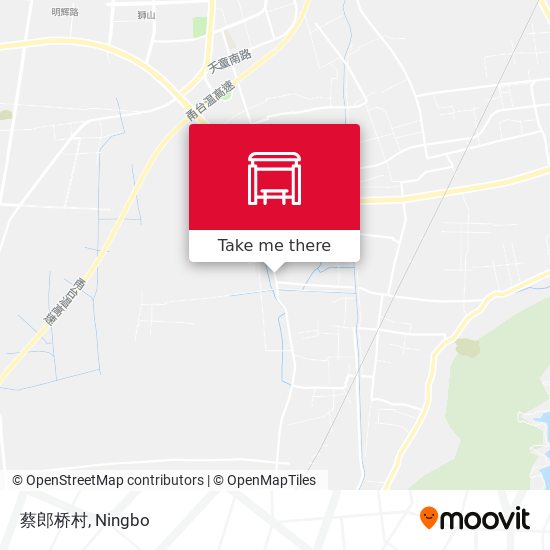 蔡郎桥村 map