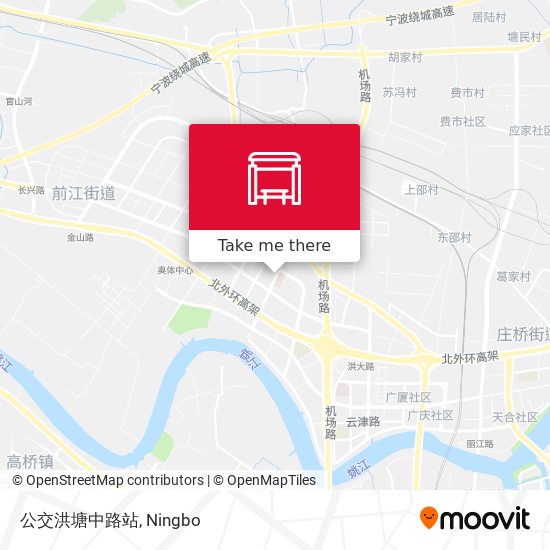 公交洪塘中路站 map