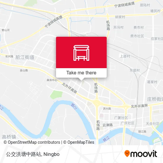 公交洪塘中路站 map