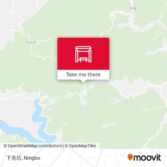 下兆坑 map