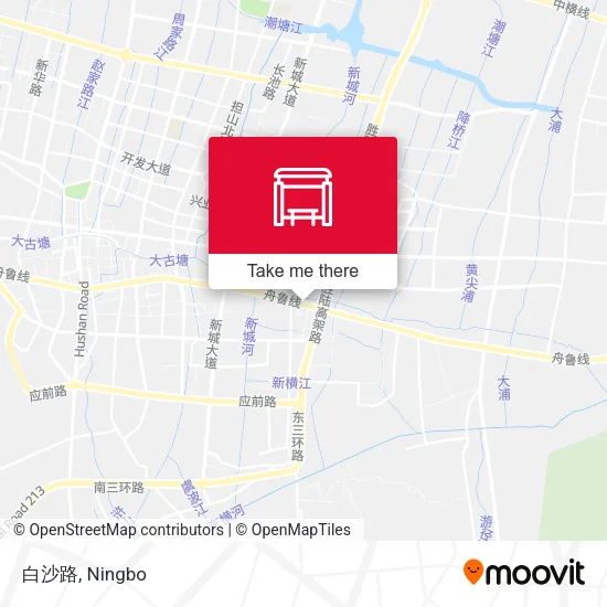白沙路 map