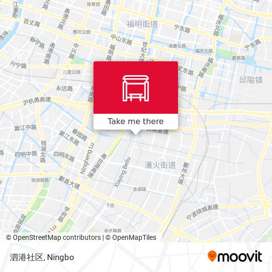 泗港社区 map