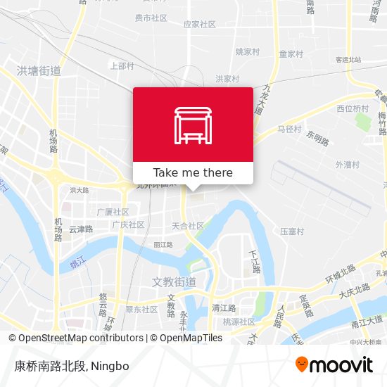 康桥南路北段 map
