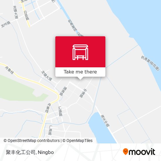 聚丰化工公司 map