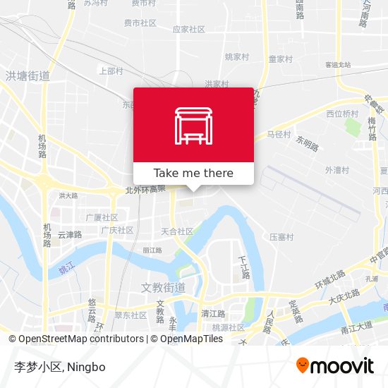 李梦小区 map