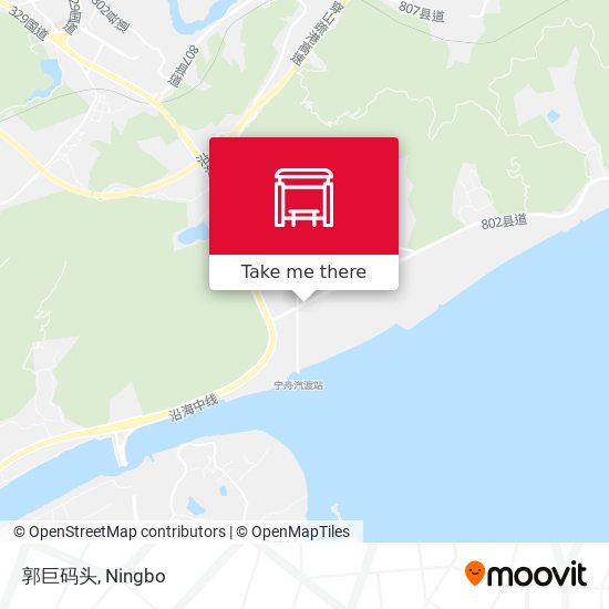 郭巨码头 map