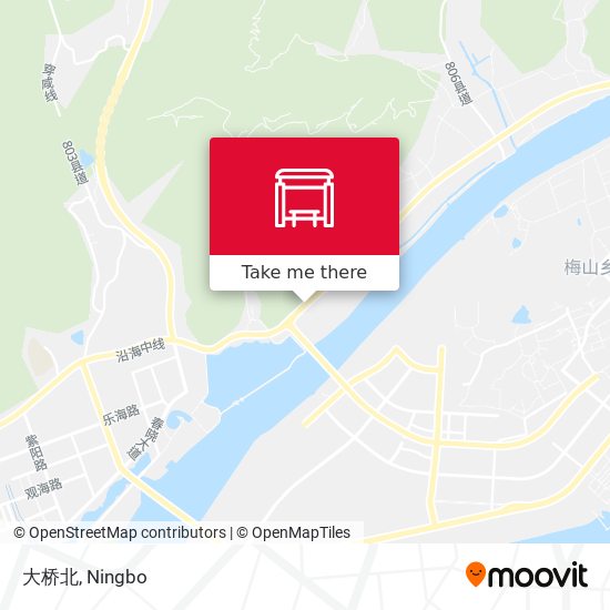 大桥北 map