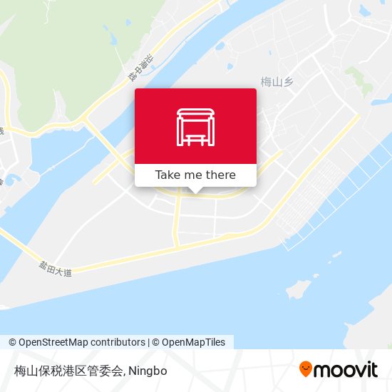 梅山保税港区管委会 map