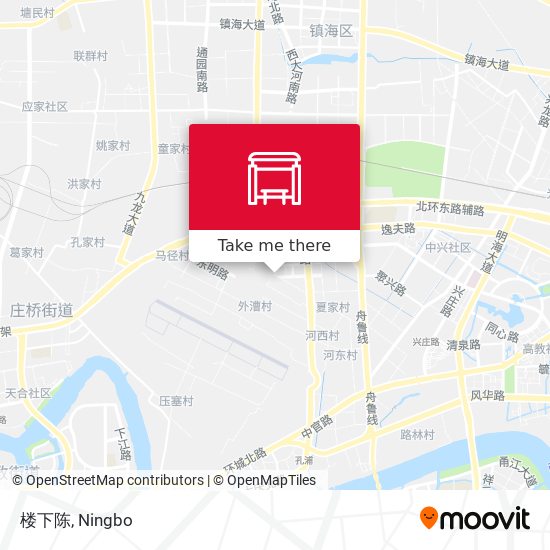 楼下陈 map