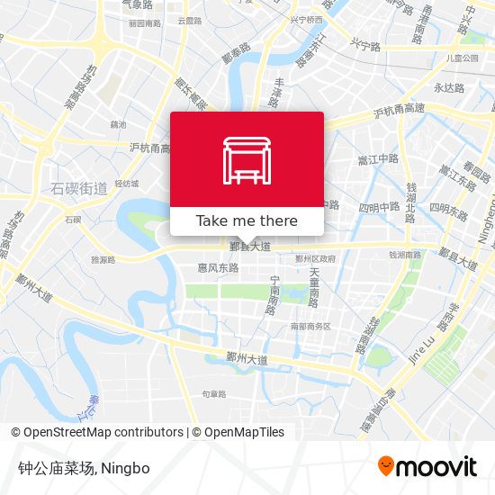 钟公庙菜场 map