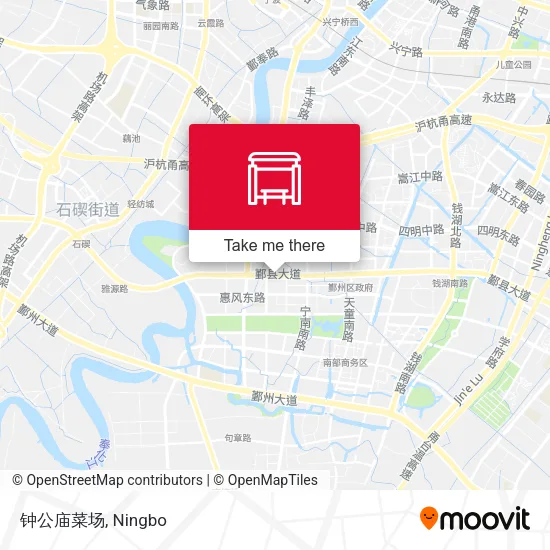 钟公庙菜场 map