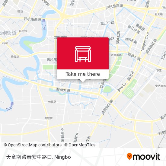 天童南路泰安中路口 map