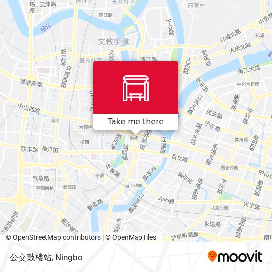 公交鼓楼站 map