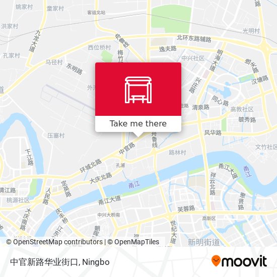 中官新路华业街口 map