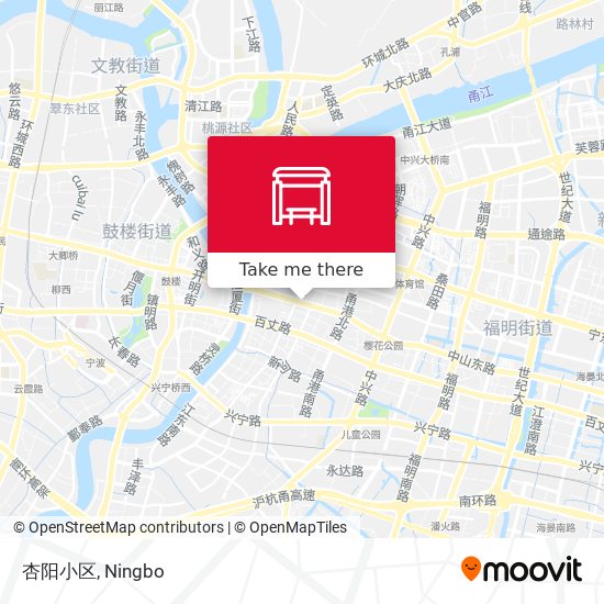 杏阳小区 map