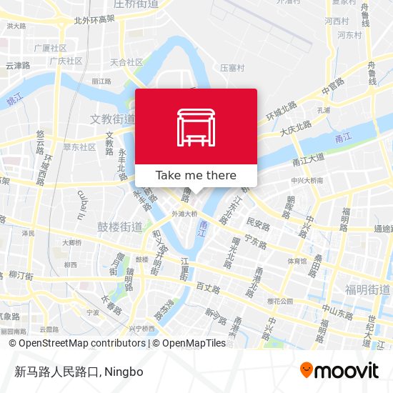新马路人民路口 map