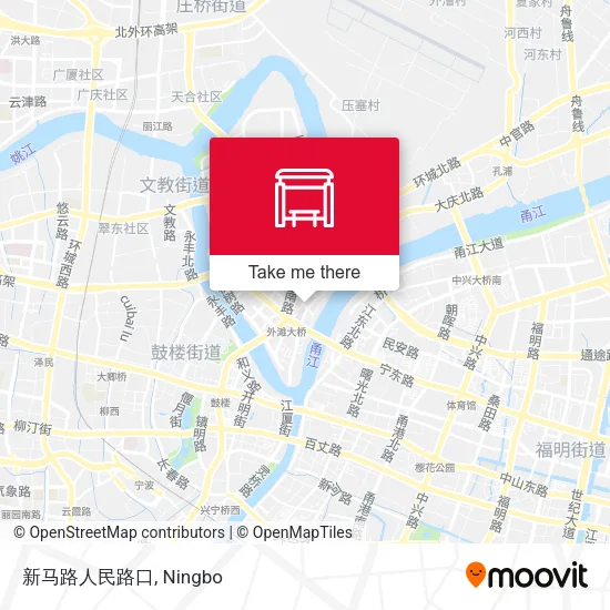 新马路人民路口 map