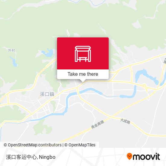 溪口客运中心 map