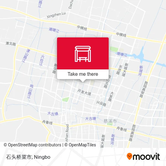 石头桥菜市 map