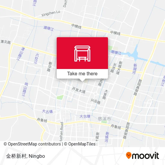 金桥新村 map