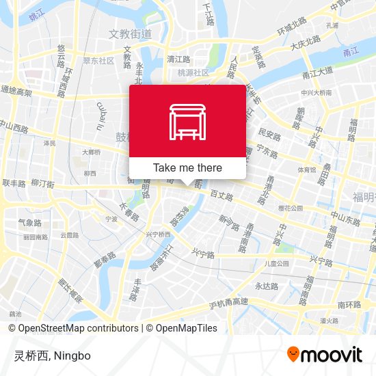 灵桥西 map