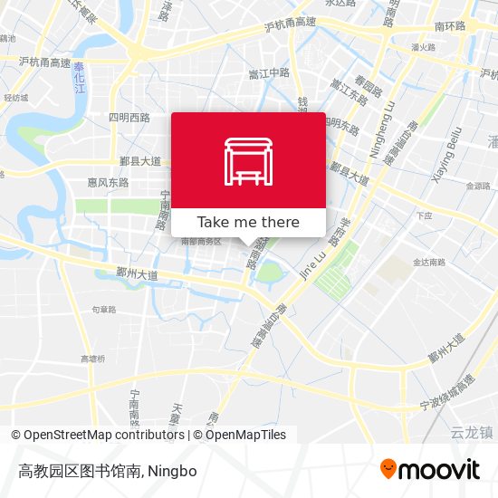 高教园区图书馆南 map