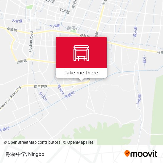 彭桥中学 map
