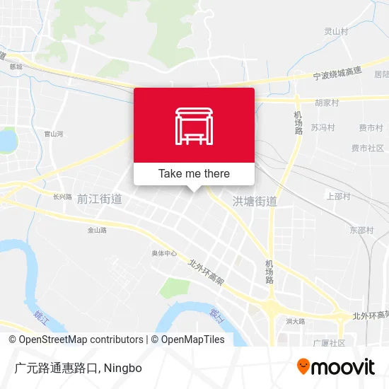 广元路通惠路口 map