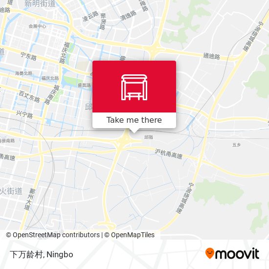 下万龄村 map
